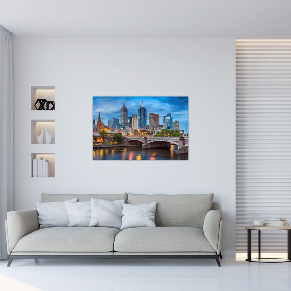 Tablou cu orașul Melbourne (90x60 cm)
