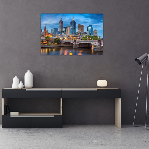 Tablou cu orașul Melbourne (90x60 cm)