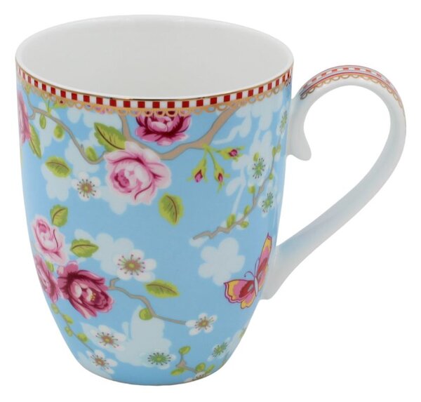 Cană porțelan, Pip Studio, colecția Chinese Rose, blue, 350ml