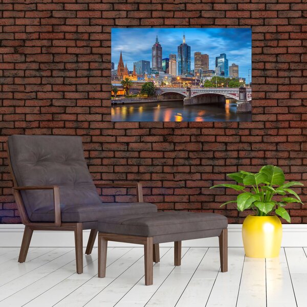 Tablou cu orașul Melbourne (90x60 cm)