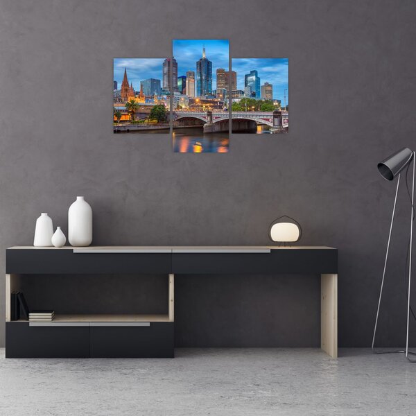 Tablou cu orașul Melbourne (90x60 cm)
