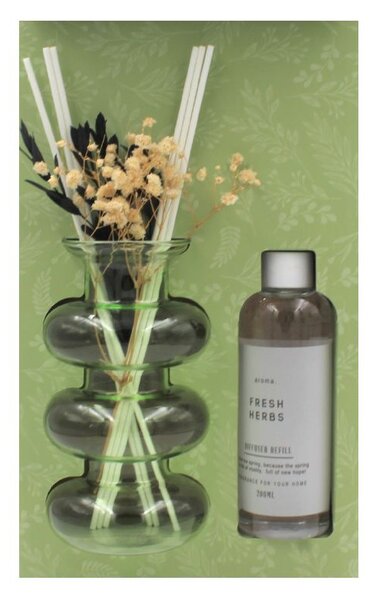 Difuzor parfum bețișoare Fresh Herbs 200ml