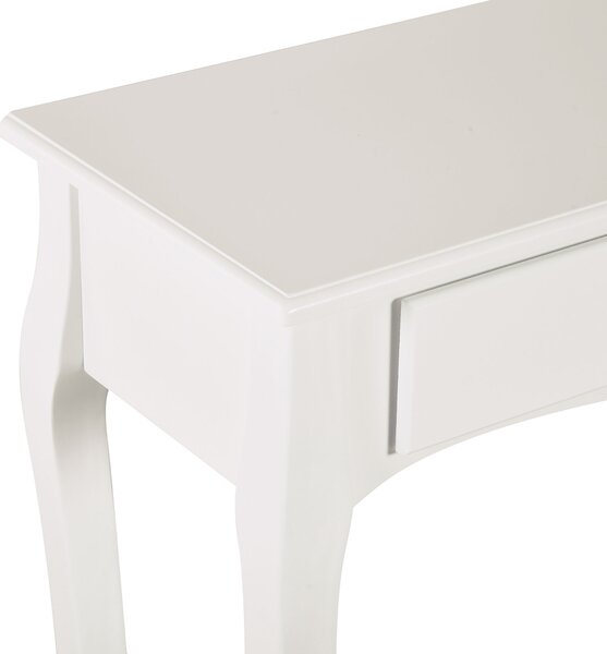 HOMCOM Consolă pentru Hol cu Raft Depozitare și Design Modern, 100x33x75 cm, Alb | Aosom Romania