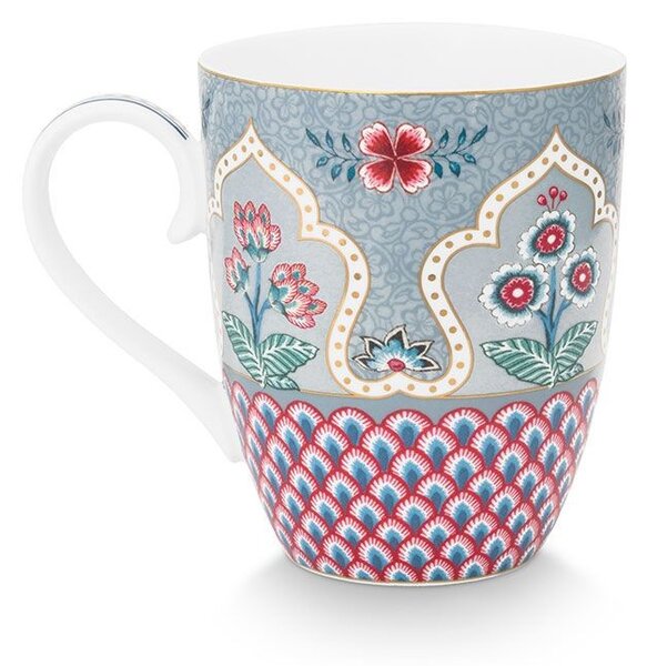 Cană porțelan, Pip Studio, 350 ml, colecția Flower Festival