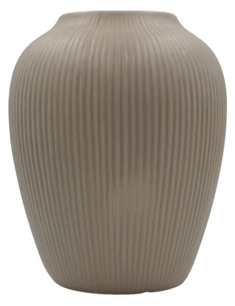 Vază decorativă ceramică bej 14x14x17cm