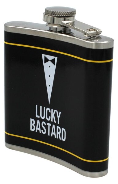 Butelcă, metalică, Lucky Bastard, 160 ml