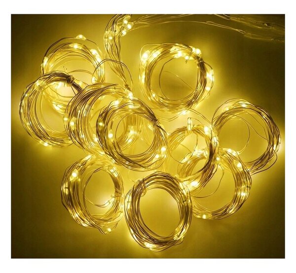 Draperie luminoasa LED STAR RAIN 3x3 m, alb cald
