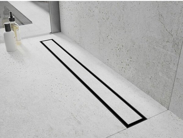 Mexen Flat M13 mască 2în1 pentru scurgere liniară 60 cm, neagră - 1719060