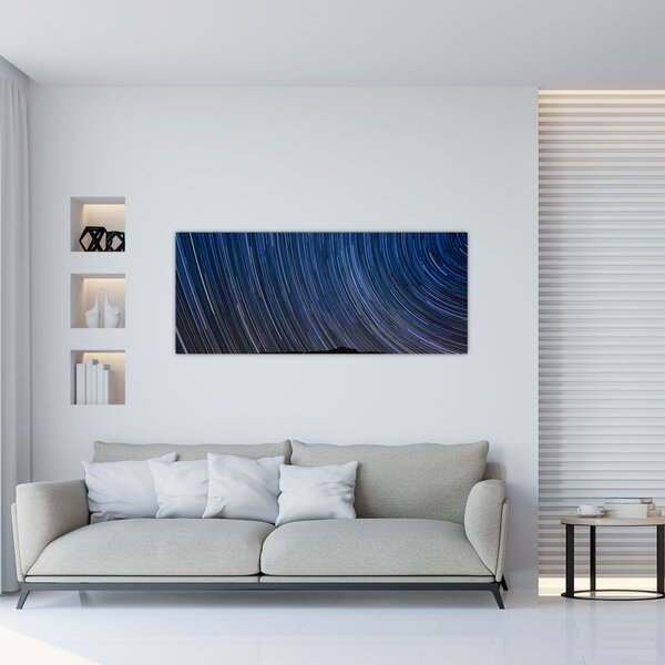Tablou cu stele noaptea și cerul (120x50 cm)