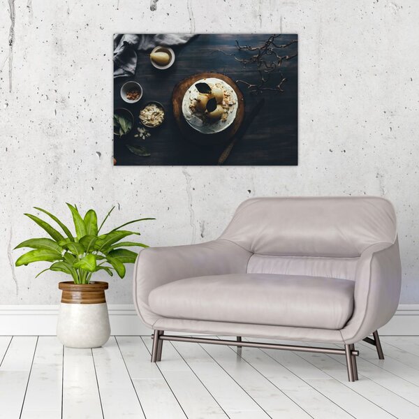 Tablou cu desert pe masă (70x50 cm)