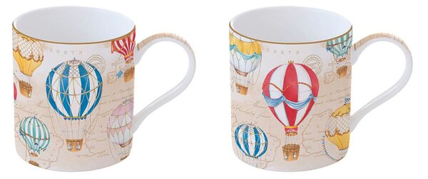 Set porțelan 2 căni 350ml Air Balloons
