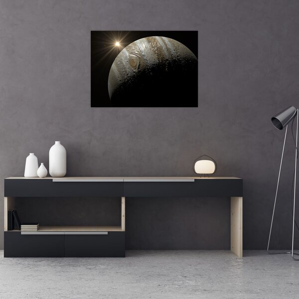 Tablou cu planetă în cosmos (70x50 cm)