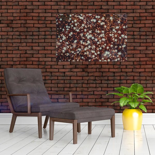 Tablou cu floare de nu mă uita (90x60 cm)