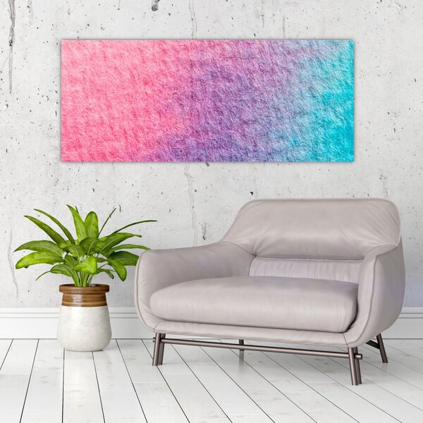 Tablou cu textură colorată (120x50 cm)