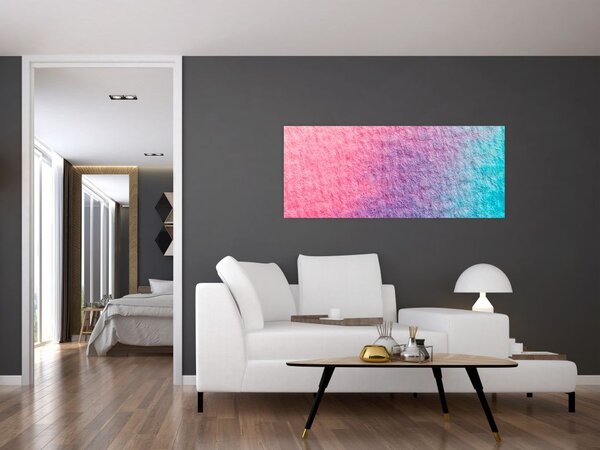 Tablou cu textură colorată (120x50 cm)