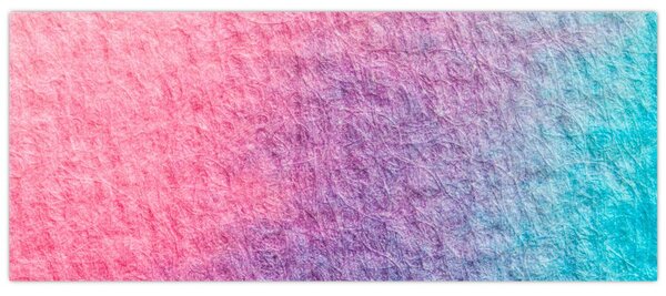 Tablou cu textură colorată (120x50 cm)