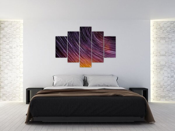 Tablou cu stele șterse pe cer (150x105 cm)
