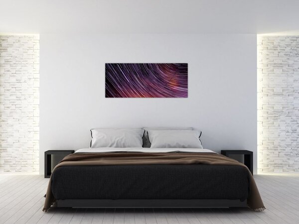 Tablou cu stele șterse pe cer (120x50 cm)