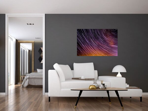 Tablou cu stele șterse pe cer (90x60 cm)