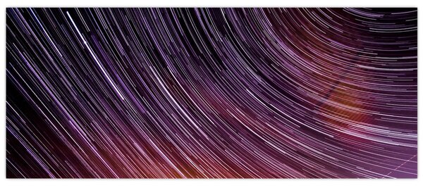 Tablou cu stele șterse pe cer (120x50 cm)