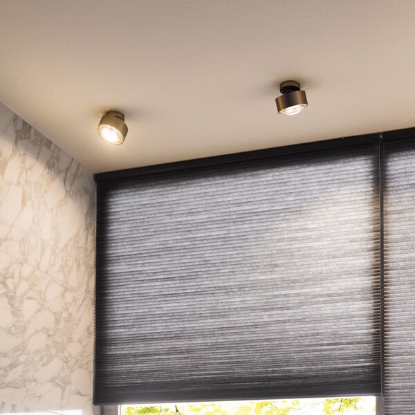 Top Light Plafonieră Puk Maxx Move, nichel mat, G9, reglabil, Gri, Hol, Metal, Modern