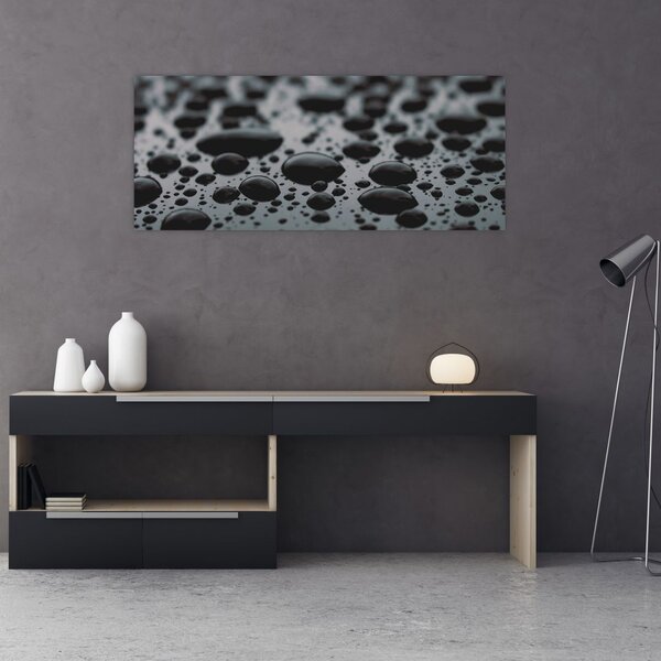 Tablou cu picături de apă (120x50 cm)