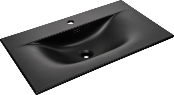 Comad Sky lavoar 81x46 cm dreptunghiular mobilier negru mat SKY 1 BLACK MATT 80 DP ( E-8099-80 )