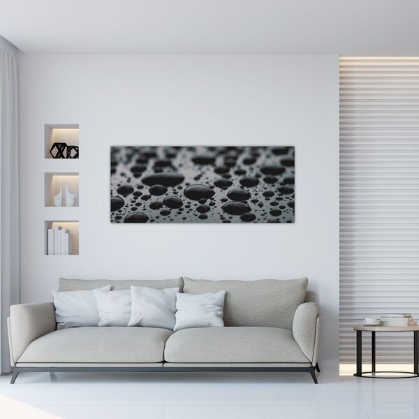 Tablou cu picături de apă (120x50 cm)