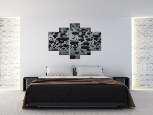 Tablou cu picături de apă (150x105 cm)