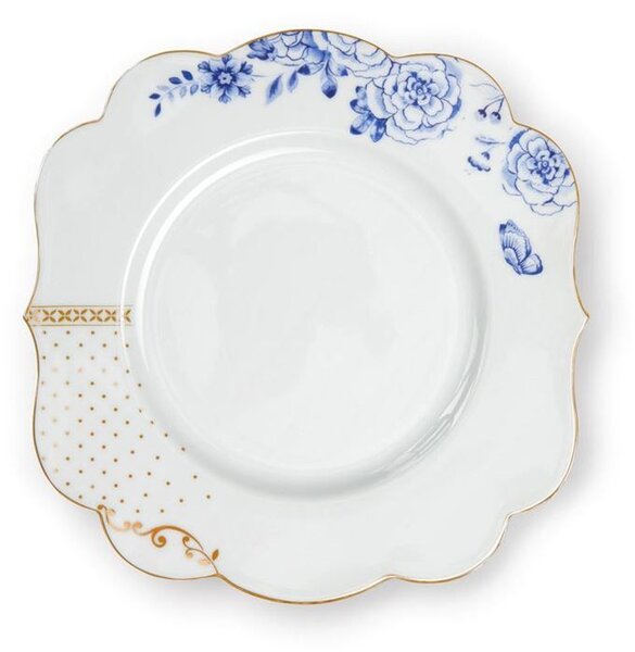 Farfurie din porțelan, Pip Studio, 23.5cm, colecția Royal White