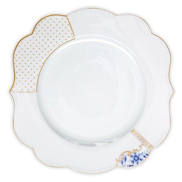 Farfurie din porțelan, Pip Studio, 28cm, colecția Royal White