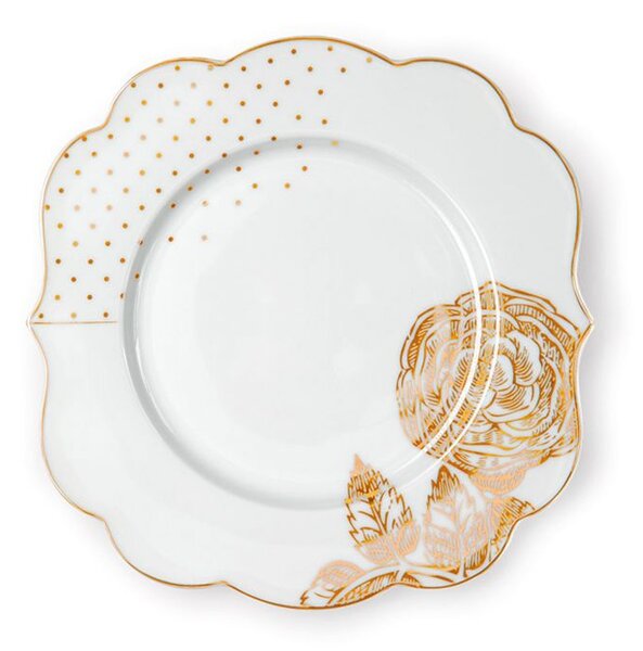 Farfurie din porțelan, Pip Studio, 17cm, colecția Royal White