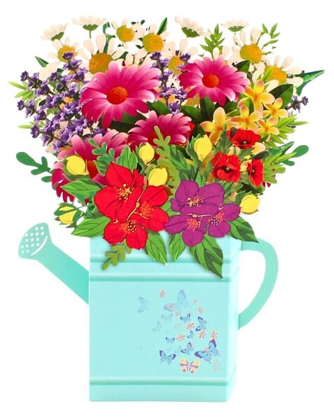 Decorațiune din hârtie Magic Pop-Ups Stropitoare turcoaz