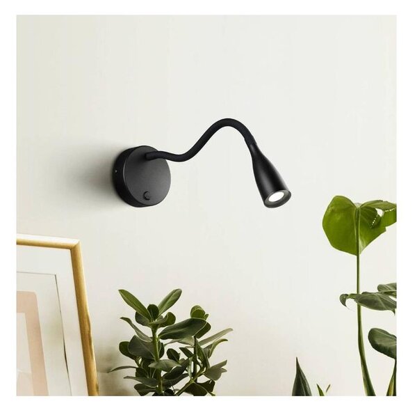Eglo 901818 - Lampă LED de perete flexibilă OLIVANDINO, 3,8W/230V, neagră