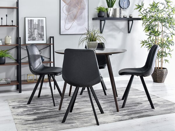 Scaun Petra (negru). Promo -12%. 1111239