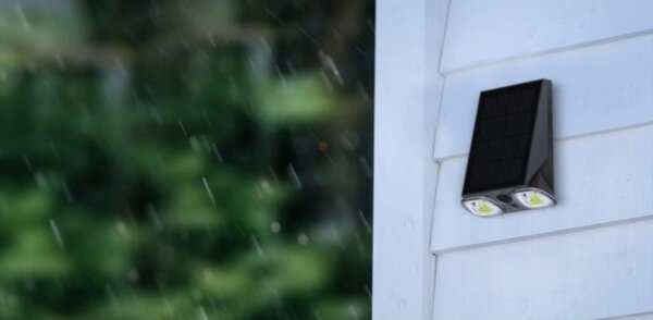 Viking - Aplica solară de perete LED cu senzor, reglabilă LED/1,3W/3,7V IP44 4000K