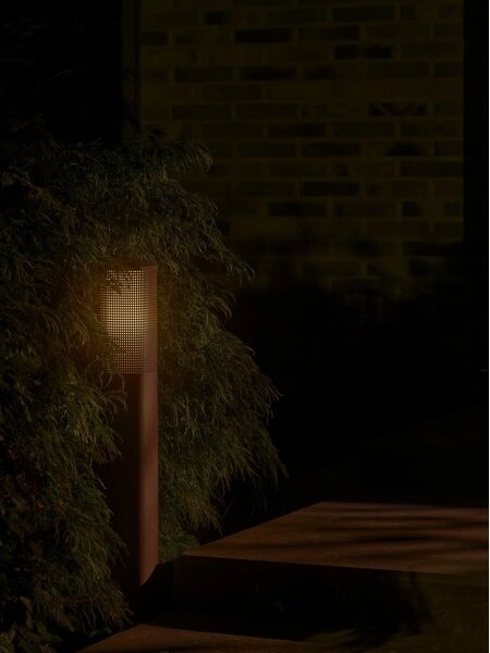 Nordlux - Lampă de exterior SIDARA, 1xE27/15W/230V, IP44, 95 cm, maro