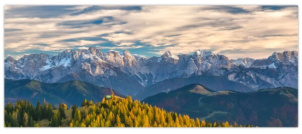 Tablou - panorama montană (120x50 cm)