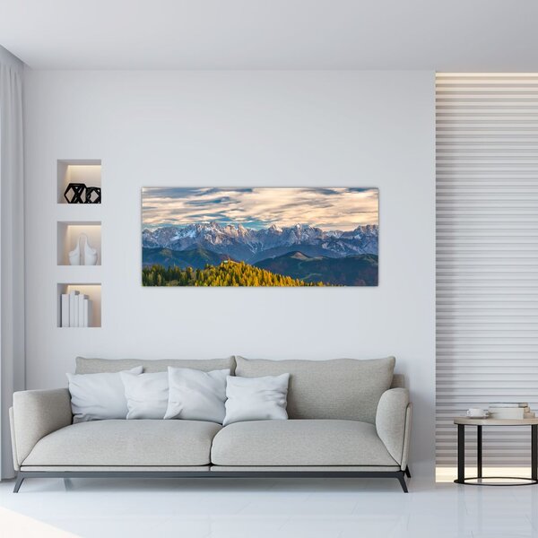 Tablou - panorama montană (120x50 cm)