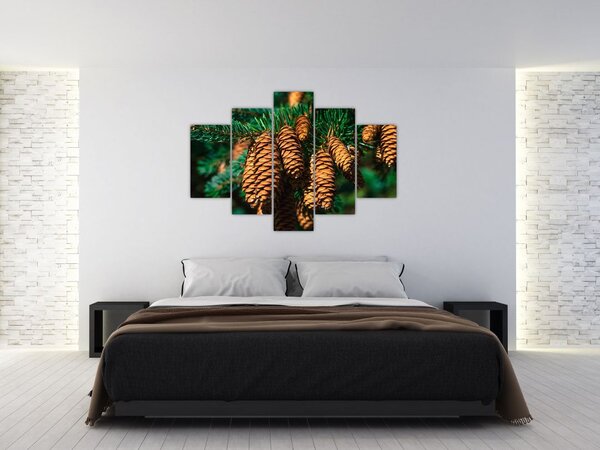 Tablou cu con de brad (150x105 cm)