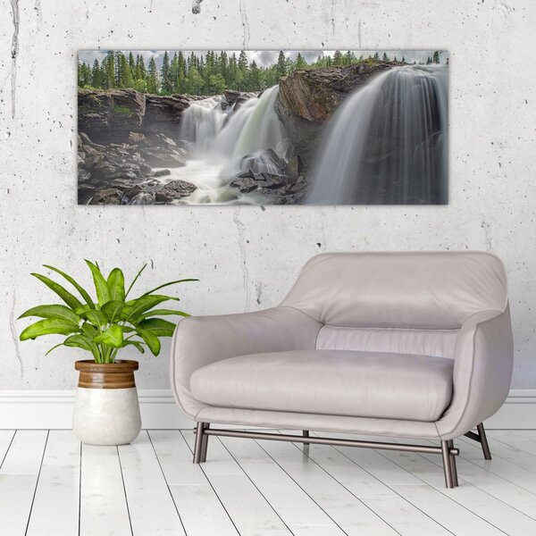 Tablou cu cascade (120x50 cm)