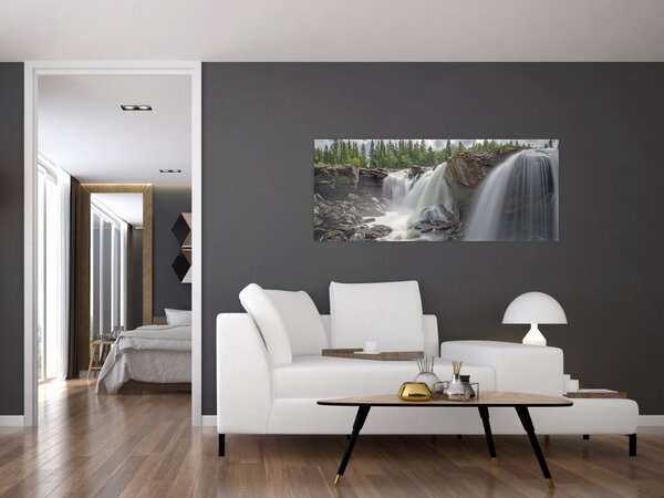 Tablou cu cascade (120x50 cm)