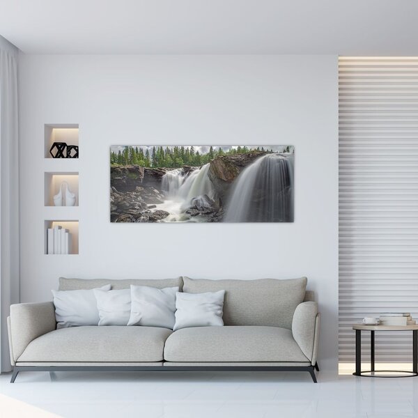 Tablou cu cascade (120x50 cm)