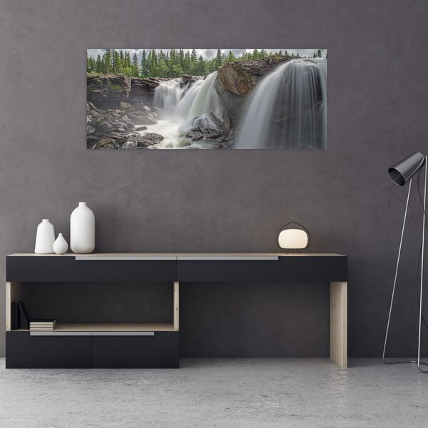 Tablou cu cascade (120x50 cm)