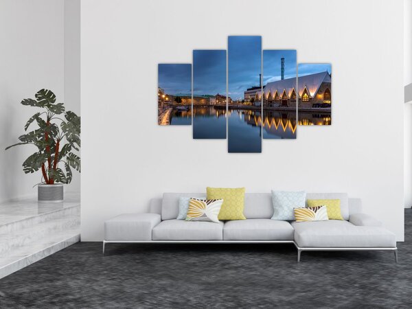 Tablou cu canalul - Göteborg (150x105 cm)