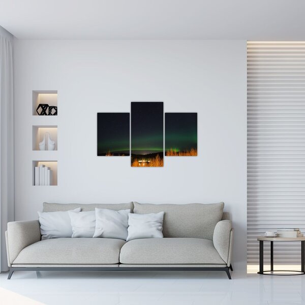 Tablou cu aurora borealis (90x60 cm)