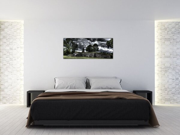 Tablou cu cerul întunecat (120x50 cm)
