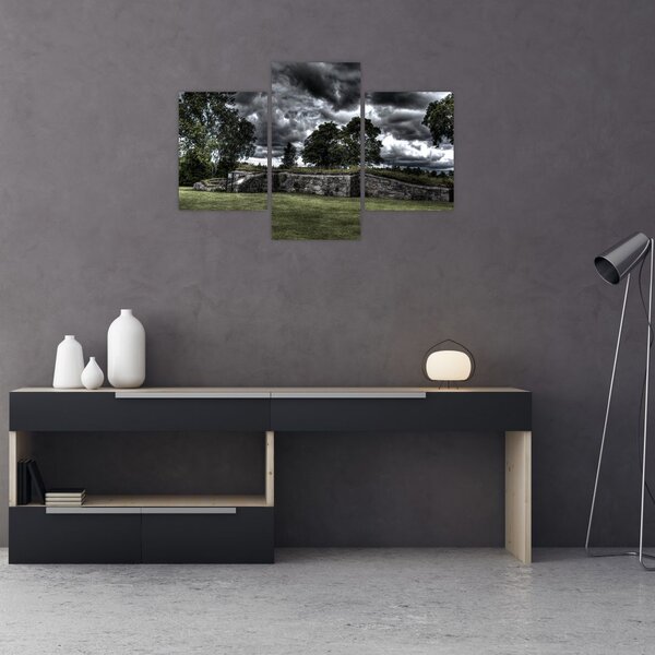 Tablou cu cerul întunecat (90x60 cm)