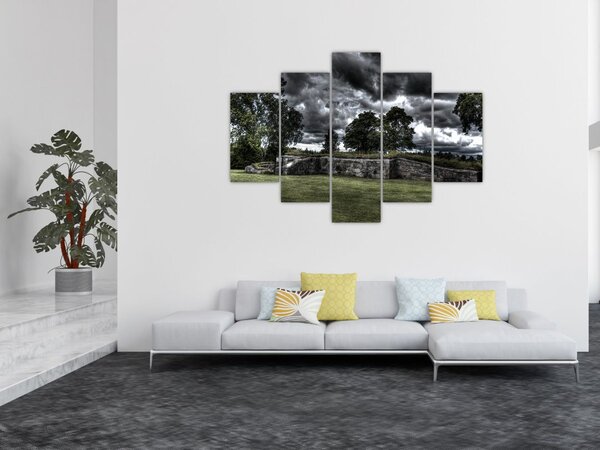 Tablou cu cerul întunecat (150x105 cm)