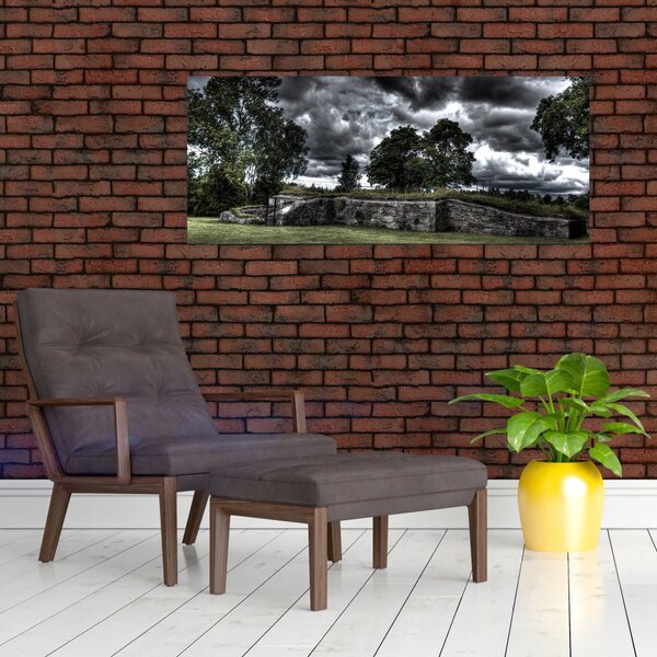 Tablou cu cerul întunecat (120x50 cm)